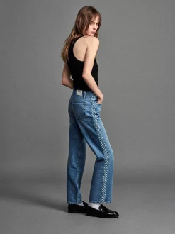 FRAME Atelier Le Jane Crop in Daylight Pearl<Women Straight
