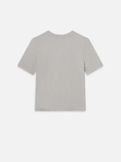 FRAME Baby Tee in Heather Grey<Women Tanks & Tees