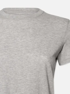 FRAME Baby Tee in Heather Grey<Women Tanks & Tees