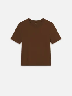 FRAME Baby Tee in<Women Tanks & Tees