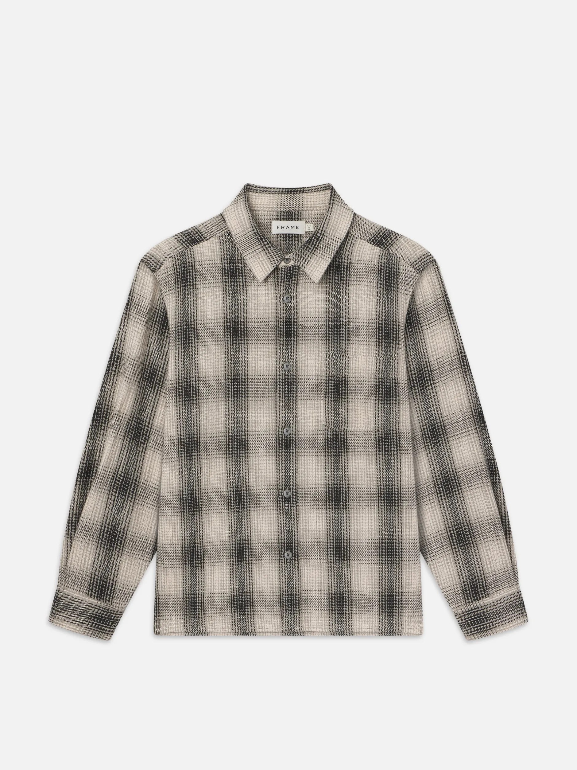 FRAME Baja Plaid Shirt in Dark Navy< Shirts