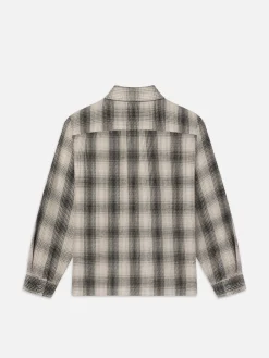 FRAME Baja Plaid Shirt in Dark Navy< Shirts
