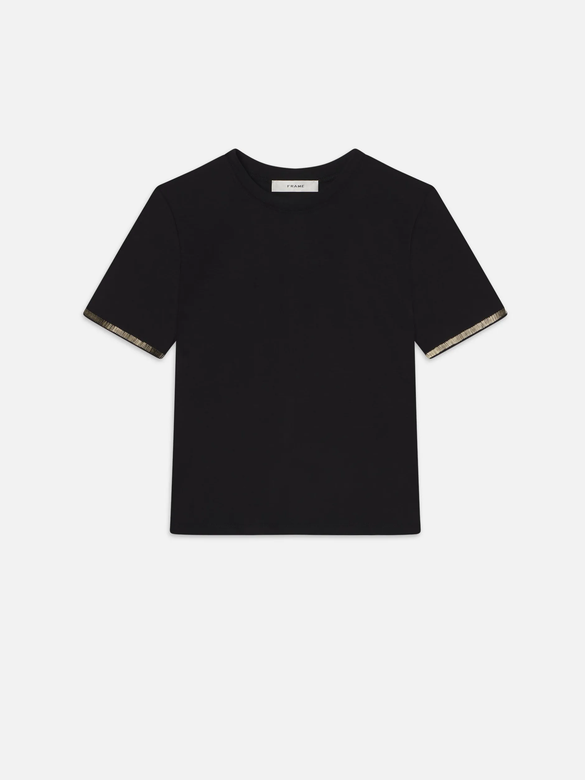 FRAME Beaded Tee in<Women Tanks & Tees