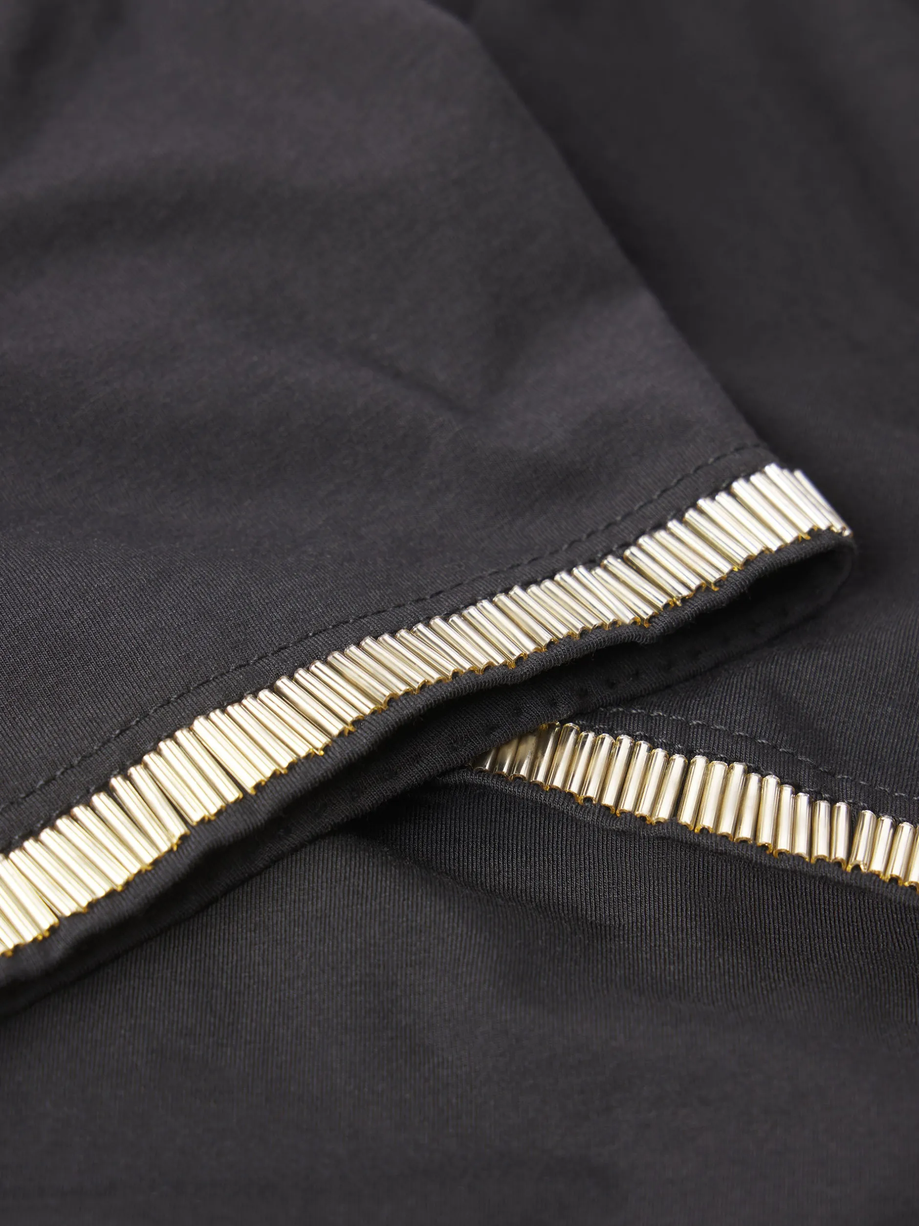FRAME Beaded Tee in<Women Tanks & Tees