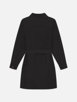 FRAME Belted Trench Long Sleeve Dress in<Women Dresses & Jumpsuits