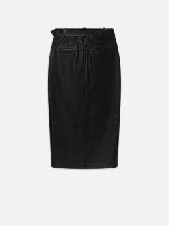 FRAME Biker Pencil Skirt in<Women Leather & Suede|Skirts & Shorts
