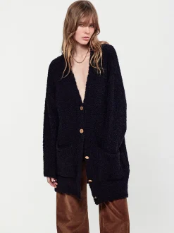 FRAME Boyfriend Boucle Cardi in<Women Sweaters