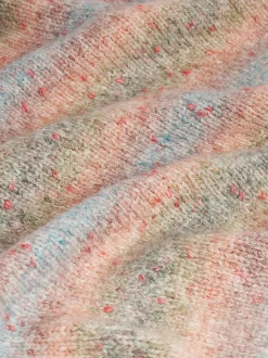 FRAME Brushed Tweed Sweater in Soft Lavender Multi< Sweaters & Hoodies