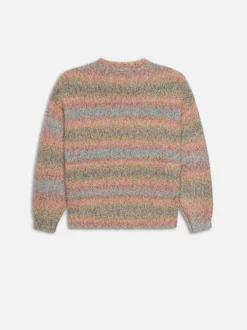 FRAME Brushed Tweed Sweater in Soft Lavender Multi< Sweaters & Hoodies