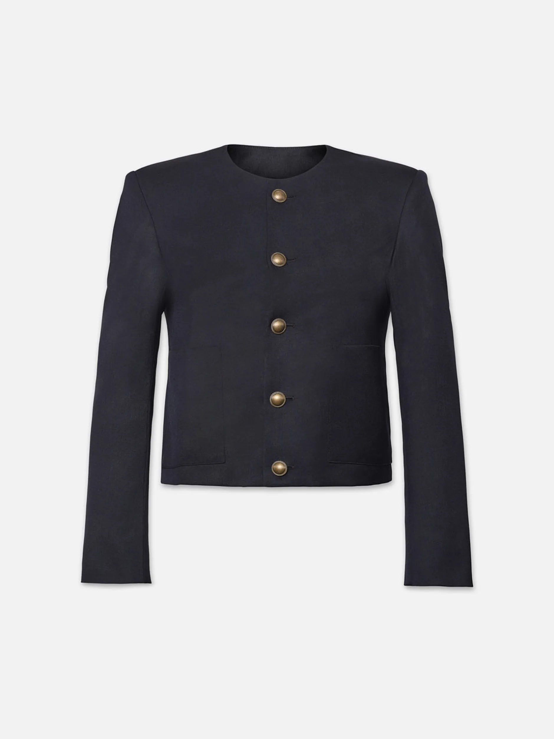 FRAME Button Front Jacket in<Women Jackets & Coats