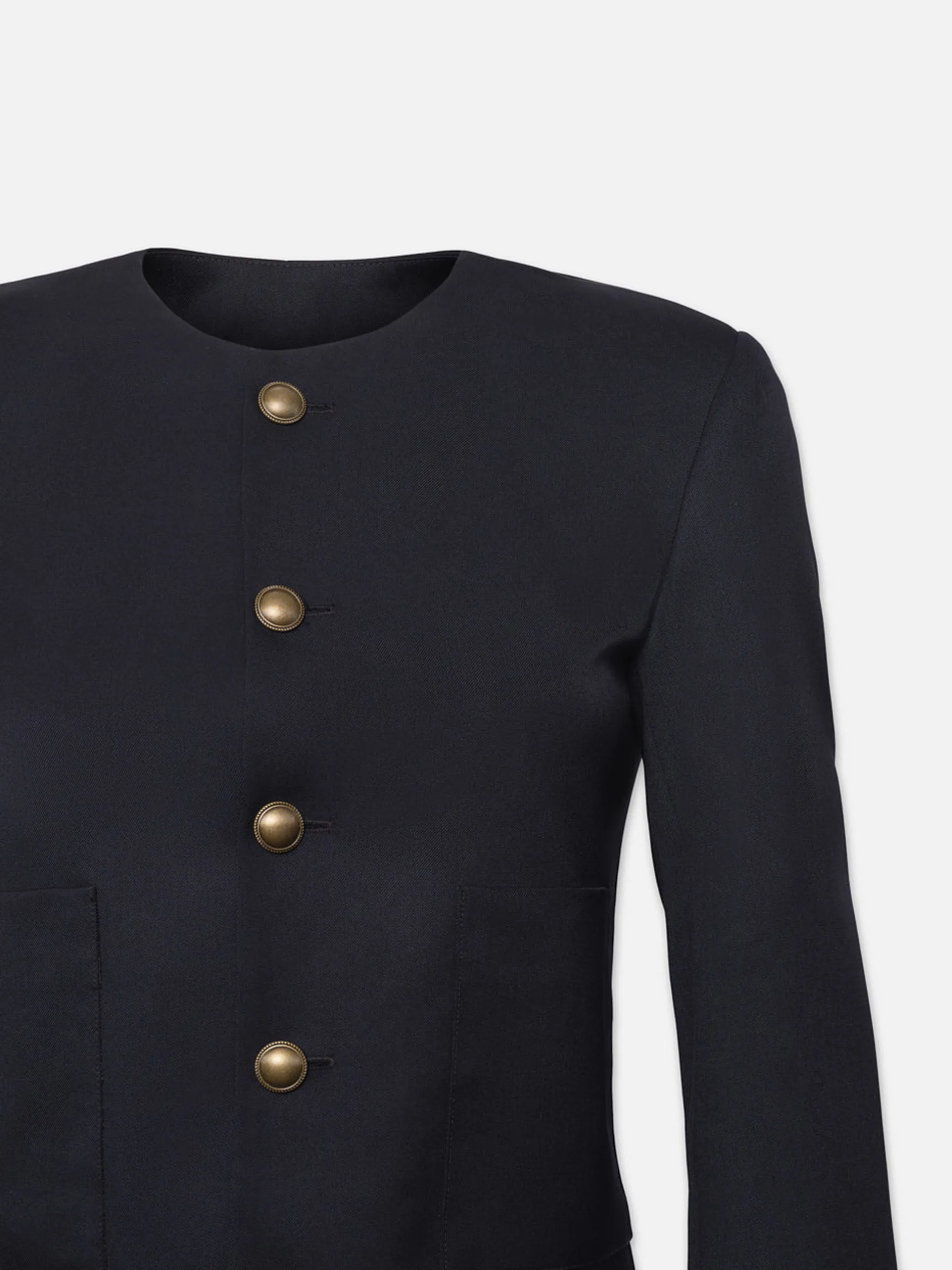 FRAME Button Front Jacket in<Women Jackets & Coats