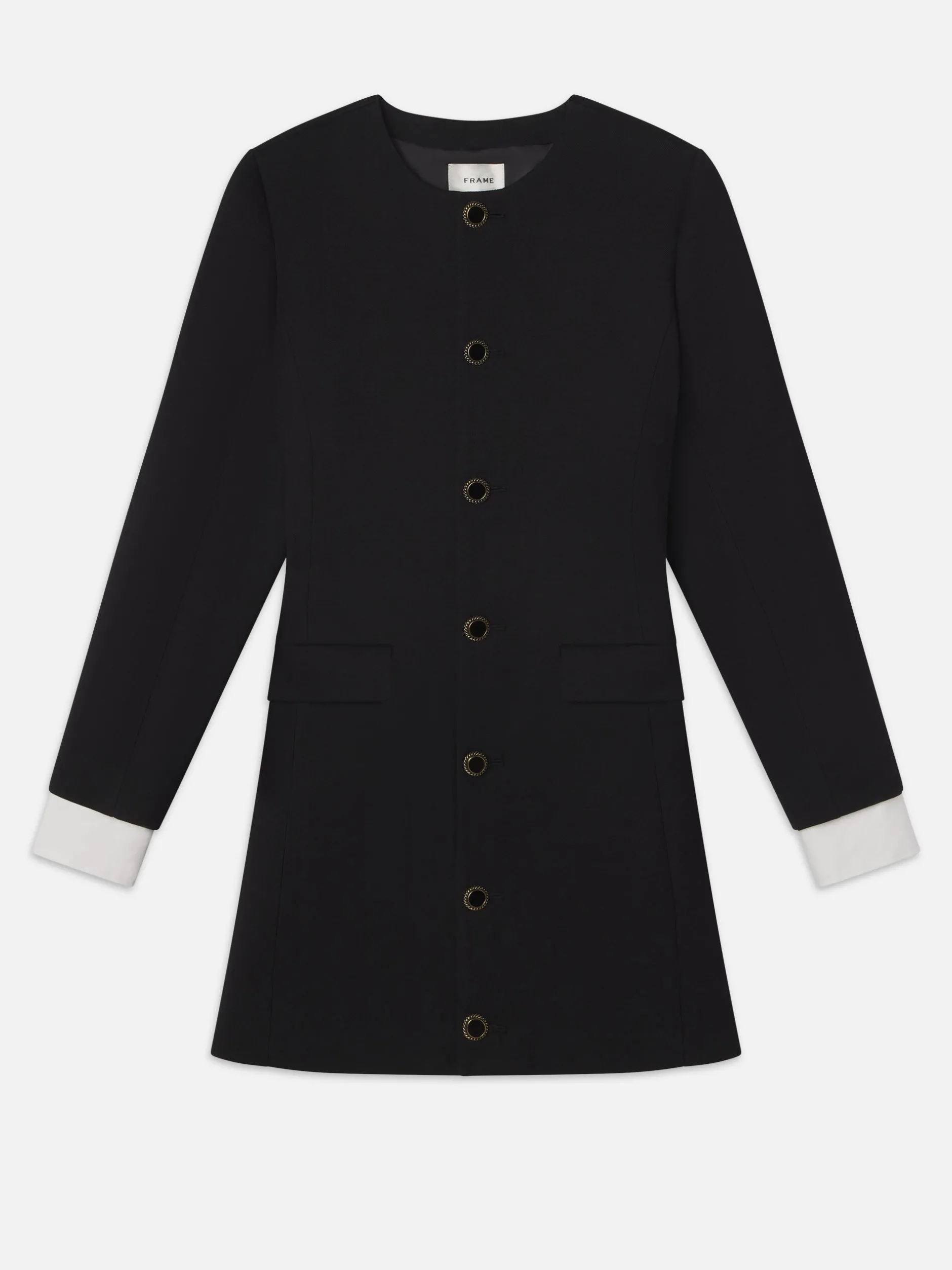 FRAME Button Front Suiting Dress in<Women Dresses & Jumpsuits