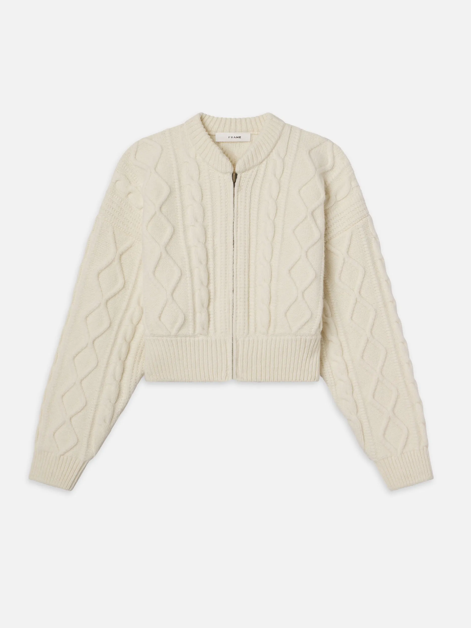 FRAME Cable Cardi in<Women Sweaters