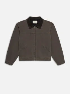 FRAME Canvas Workwear Jacket in< Denim Jackets|Jackets & Coats