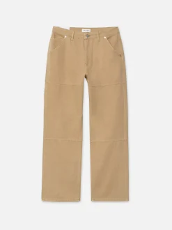 FRAME Canvas Workwear Pant in Dusty Khaki< Straight