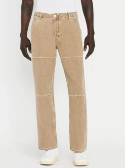FRAME Canvas Workwear Pant in Dusty Khaki< Straight