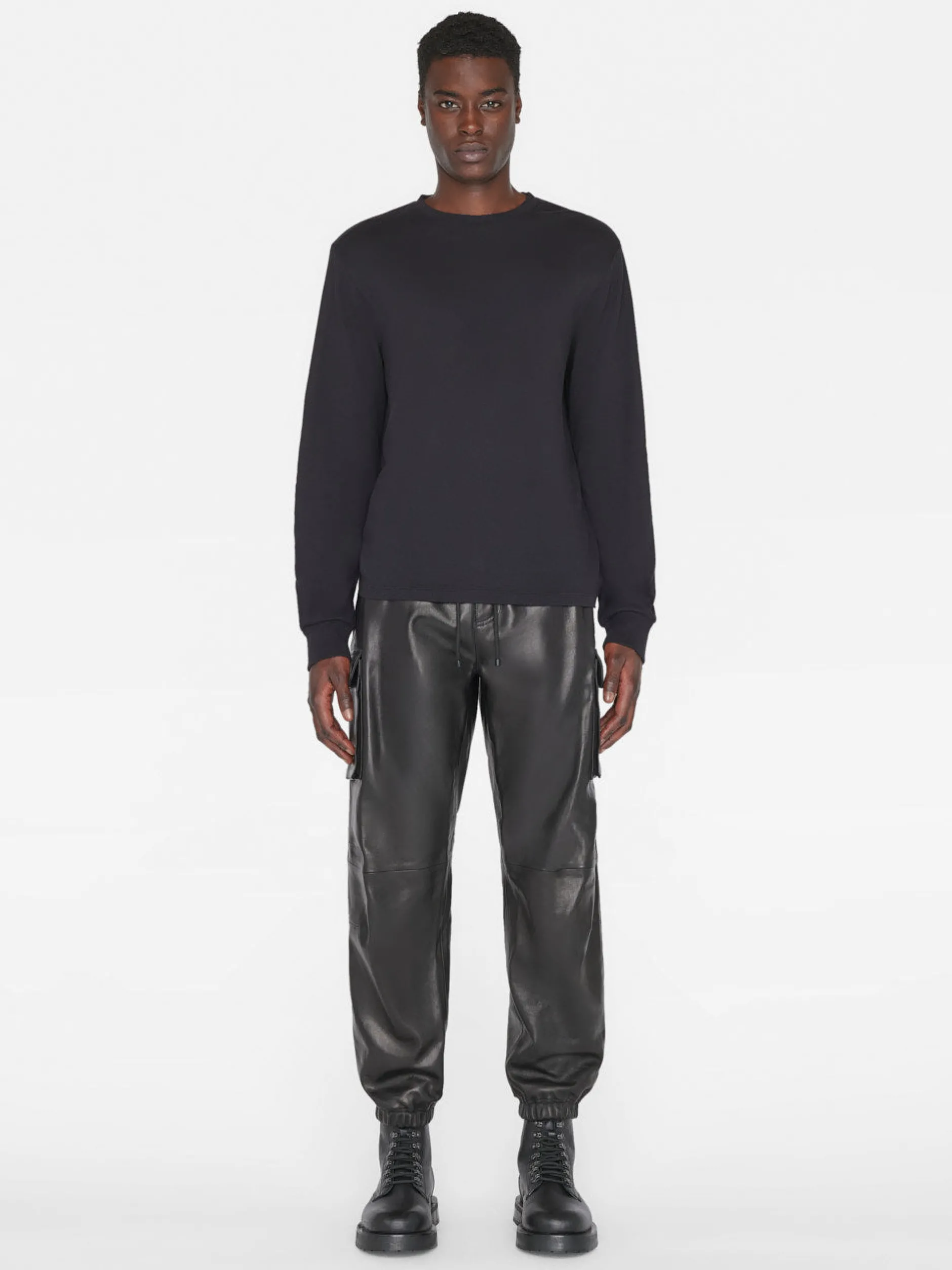 FRAME Cargo Leather Pant in< Leather & Suede|Pants & Shorts