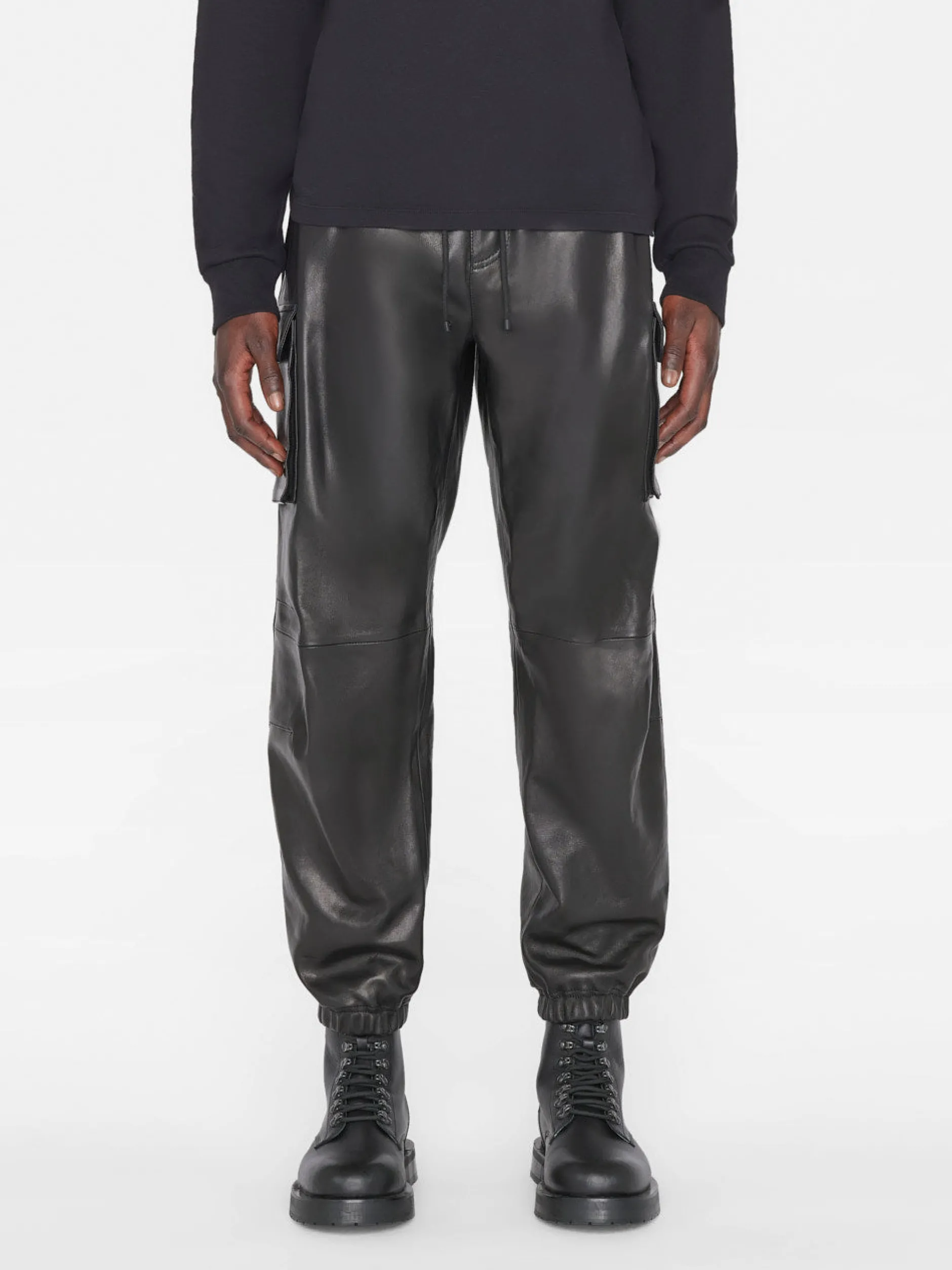 FRAME Cargo Leather Pant in< Leather & Suede|Pants & Shorts