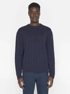 FRAME Cashmere Cable Crewneck in< Sweaters & Hoodies