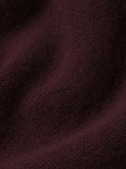 FRAME Cashmere Clean Crew in Deep Burgundy<Women Sweaters