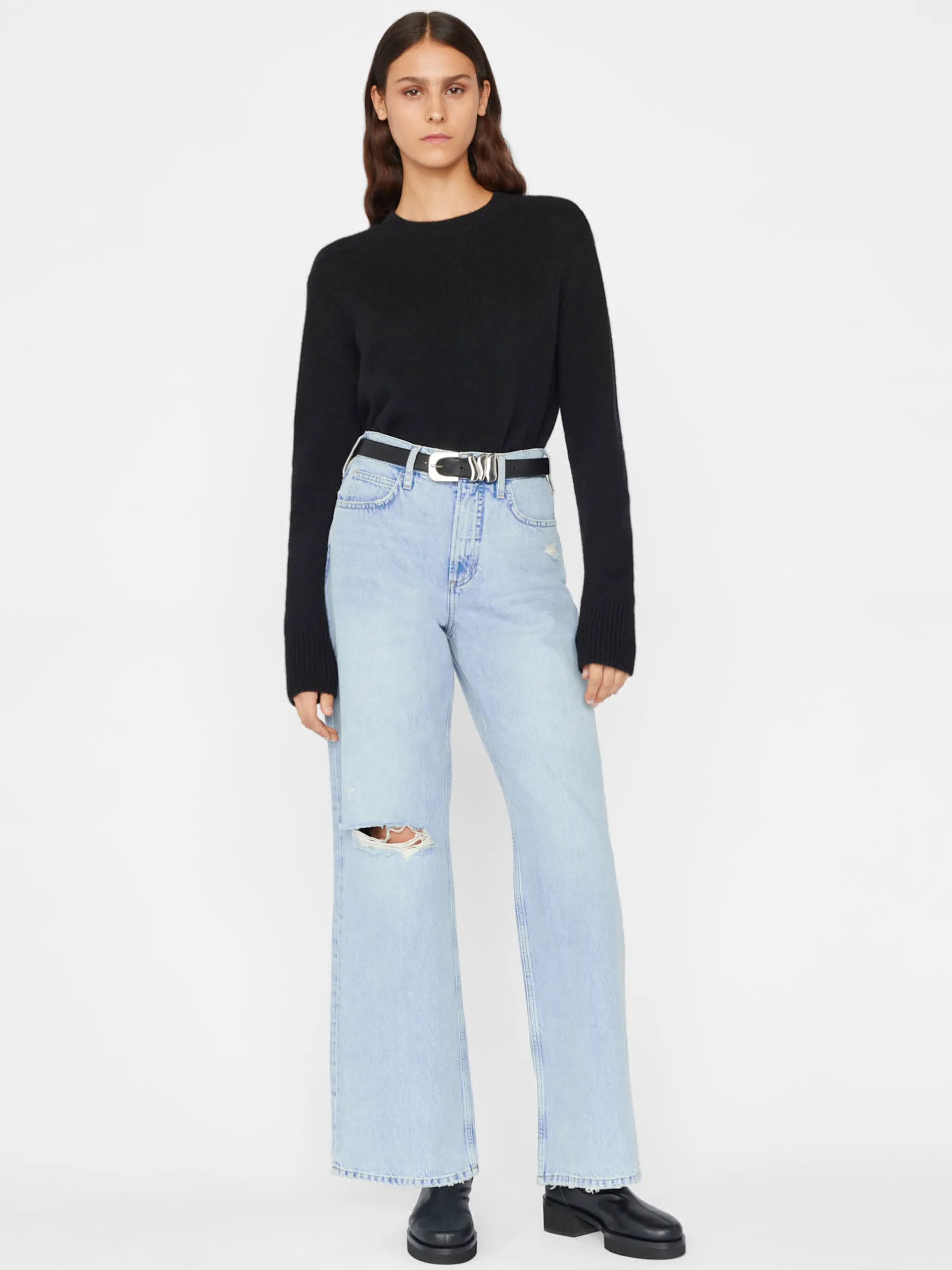 FRAME Cashmere Clean Crew in<Women Sweaters