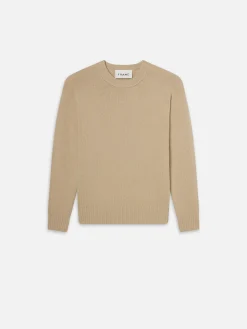 FRAME Cashmere Crewneck Sweater in Sand Beige<Women Sweaters|Sweaters & Hoodies
