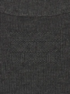 FRAME Cashmere Crewneck Sweater in Dark Grey< Sweaters & Hoodies