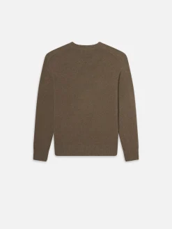 FRAME Cashmere Crewneck Sweater in Soft Mocha<Women Sweaters|Sweaters & Hoodies