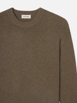 FRAME Cashmere Crewneck Sweater in Soft Mocha<Women Sweaters|Sweaters & Hoodies