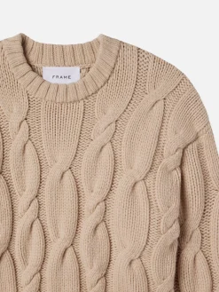 FRAME Chunky Cable Sweater in< Sweaters & Hoodies