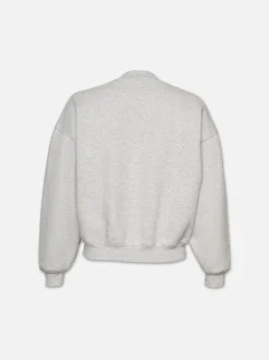 FRAME Classic Crew Sweatshirt in Heather Grey<Women Sweaters