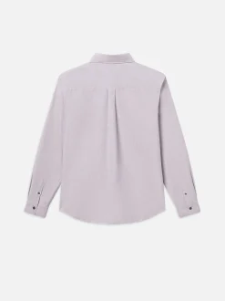 FRAME Classic Oxford Shirt in Lavender Stripe< Shirts