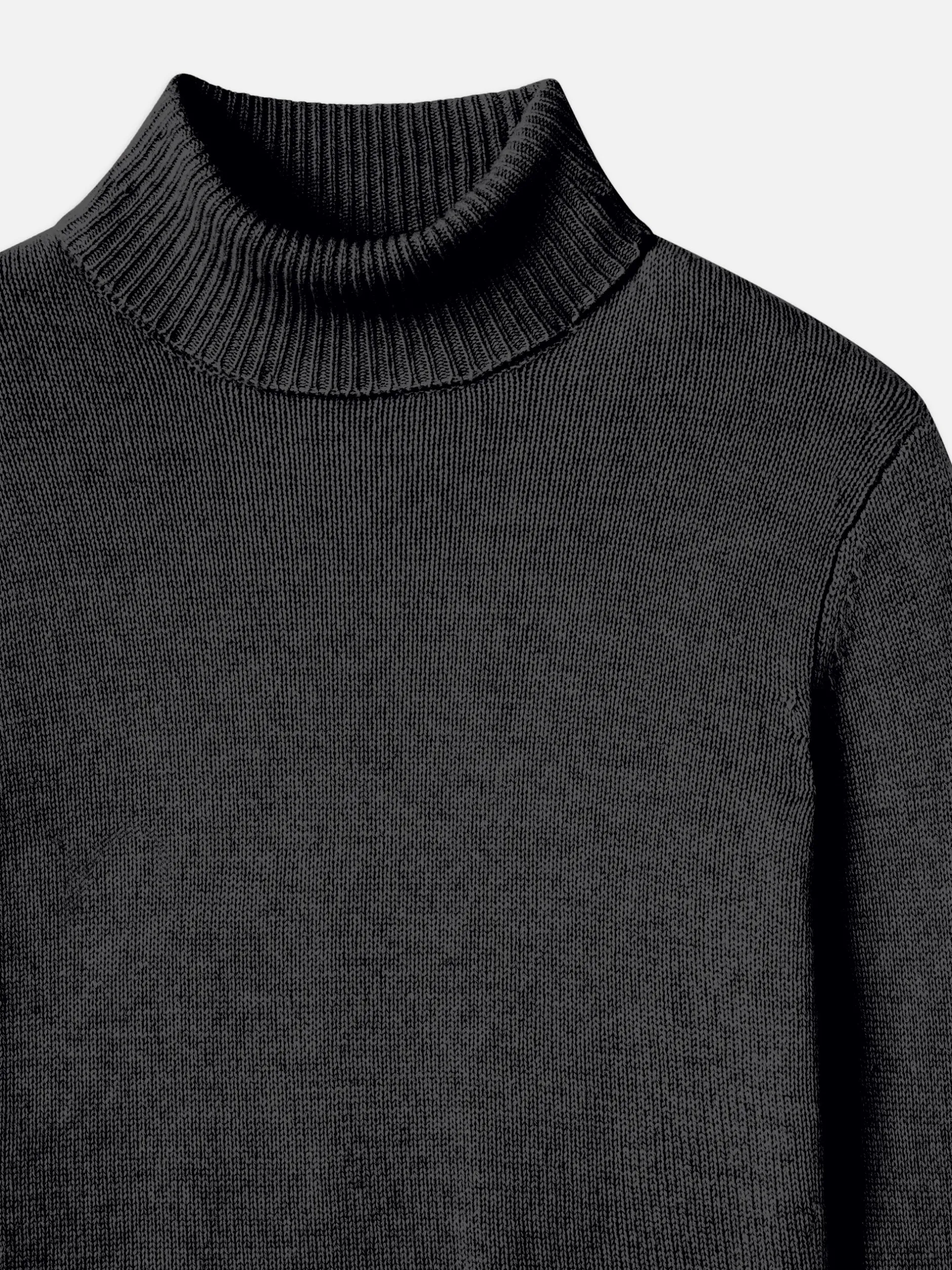 FRAME Clean Turtleneck Sweater in Charcoal Heather<Women Sweaters