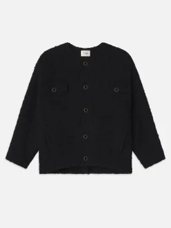 FRAME Cocoon Short Coat in Black Multi<Women Jackets & Coats