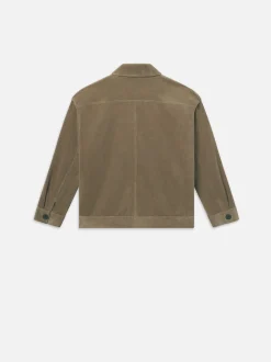 FRAME Corduroy Trucker Jacket in Soft Mocha< Jackets & Coats