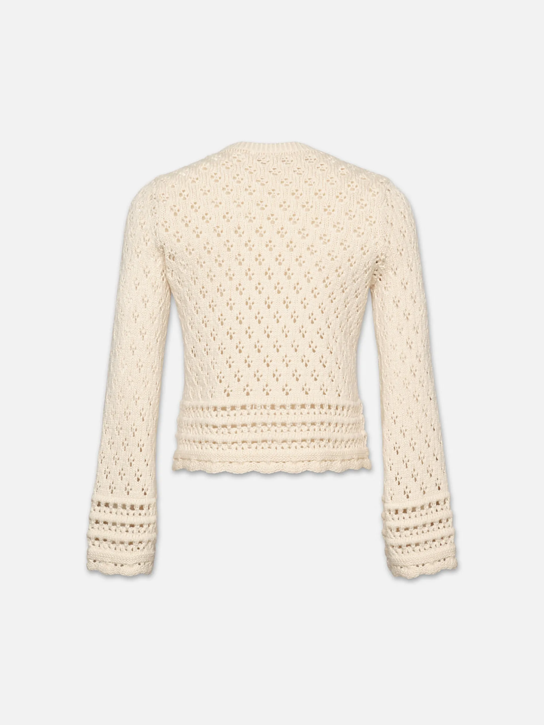 FRAME Crochet Knit Top in<Women Sweaters