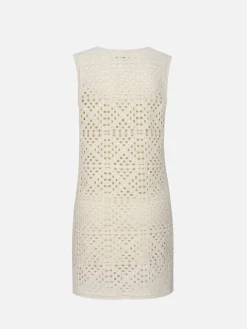 FRAME Crochet Tassel Popover Dress in<Women Dresses & Jumpsuits
