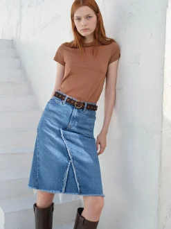 FRAME Deconstructed Skirt in<Women Skirts & Shorts