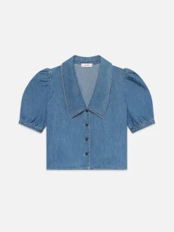 FRAME Denim Sailor Blouse in<Women Tops & Blouses
