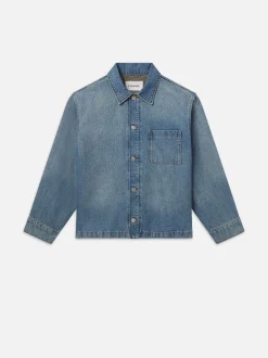 FRAME Denim Shirt Jacket in< Denim Jackets|Denim Shirts