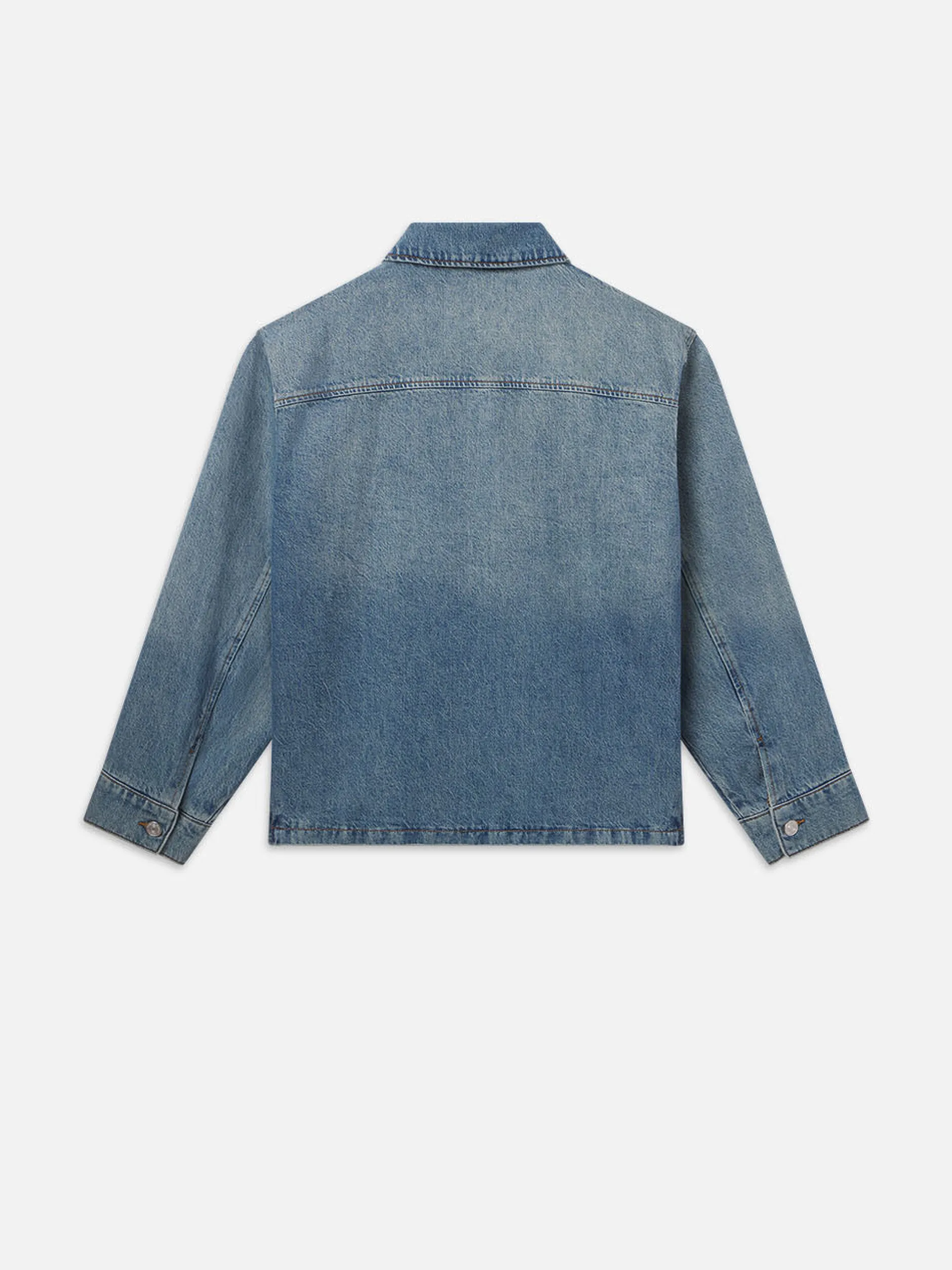 FRAME Denim Shirt Jacket in< Denim Jackets|Denim Shirts