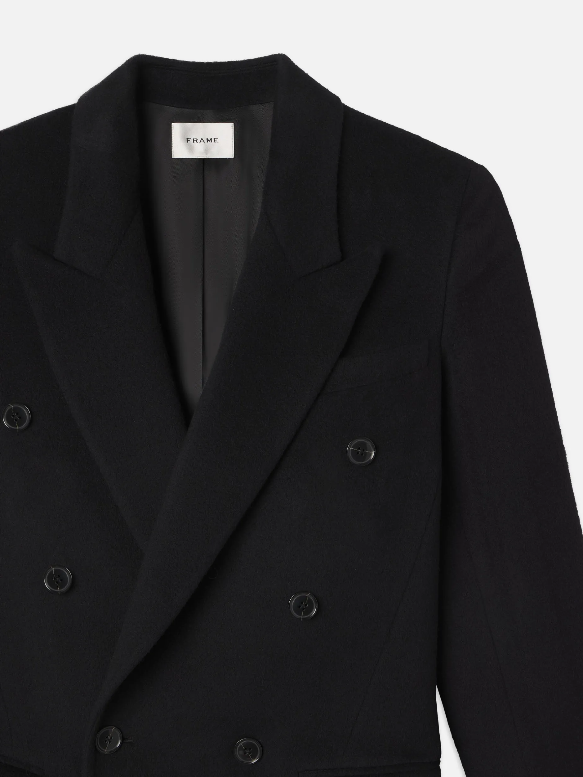 FRAME Double-Breasted Tailored Coat in<Women Jackets & Coats