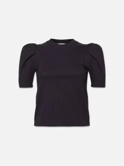 FRAME Draped Femme Tee in<Women Tanks & Tees