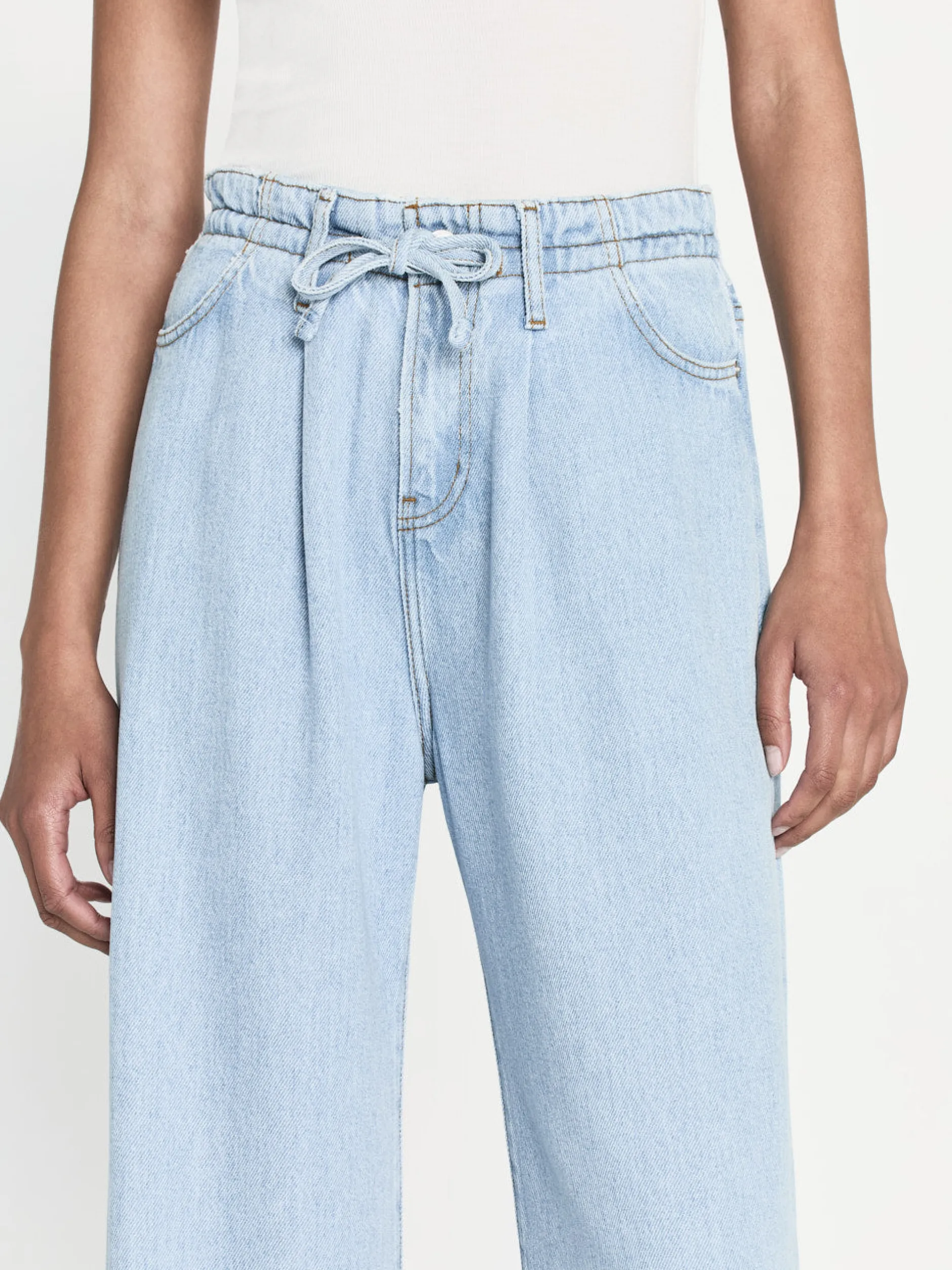FRAME Drawstring Wide Leg in<Women Wide Leg