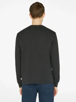 FRAME Duo Fold Long Sleeve Crew in< Tees & Polos