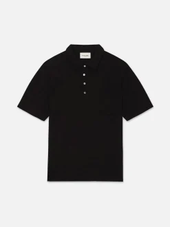 FRAME Duo Fold Polo in< Tees & Polos