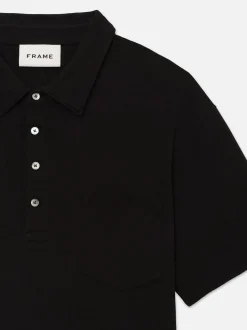 FRAME Duo Fold Polo in< Tees & Polos