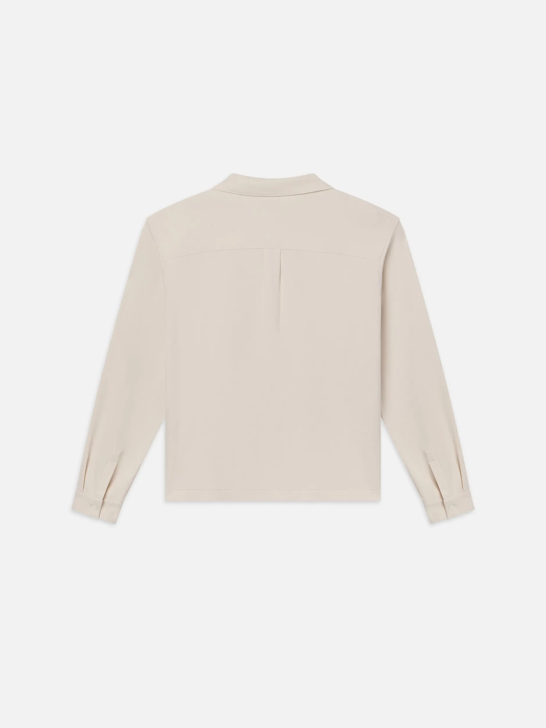 FRAME Duo Fold Relaxed Shirt in White Sand< Shirts