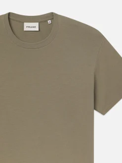 FRAME Duo Fold Tee in Dry Sage< Tees & Polos