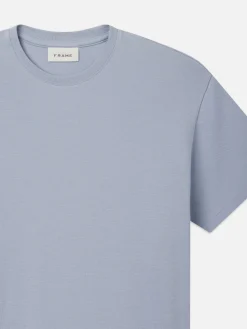 FRAME Duo Fold Tee in Soft Blue< Tees & Polos